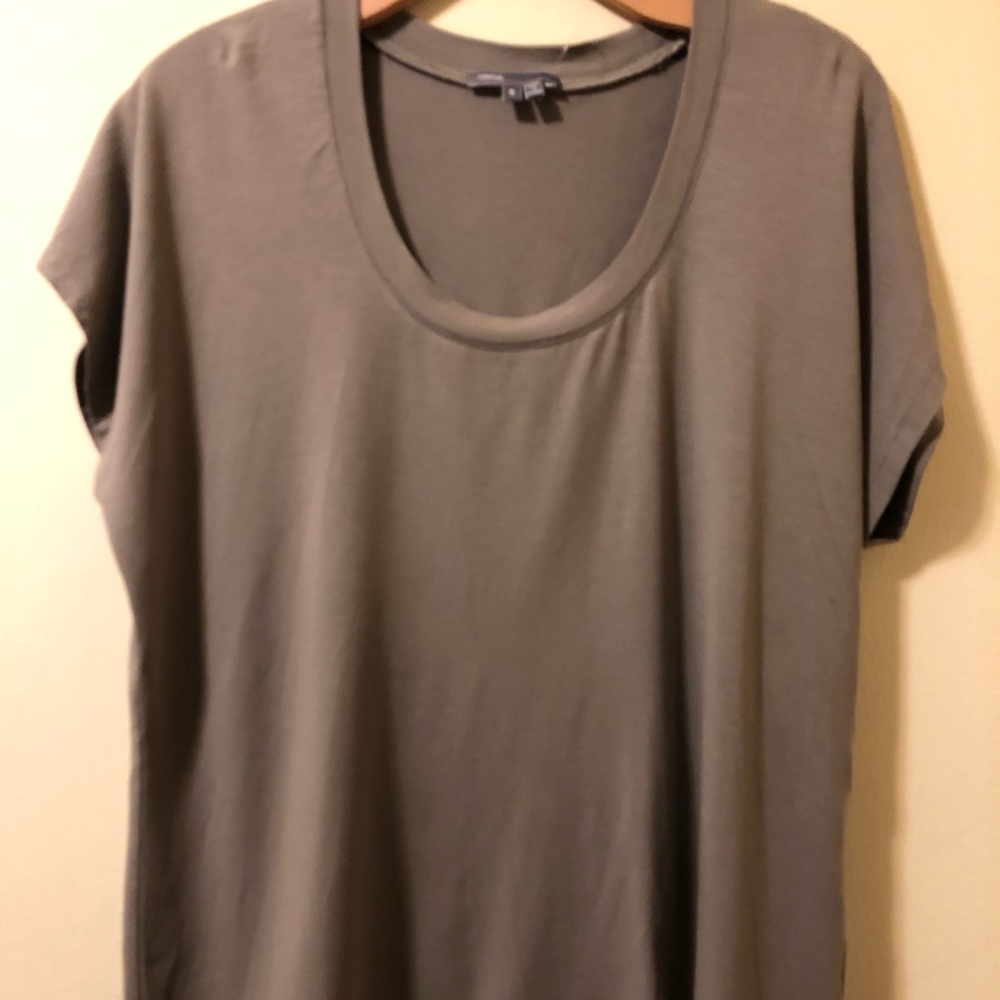 Vince small cowl neck tee